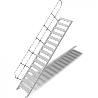 Трап стационарный KRAUSE 15 ступеней, ширина 1000 мм 60° Трап стационарный KRAUSE 15 ступеней, ширина 1000 мм 60°