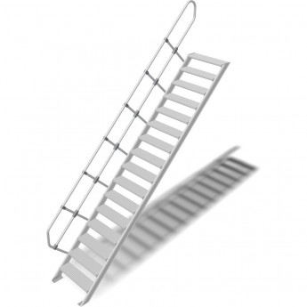 Трап стационарный KRAUSE 16 ступеней, ширина 1000 мм 60° Трап стационарный KRAUSE 16 ступеней, ширина 1000 мм 60°