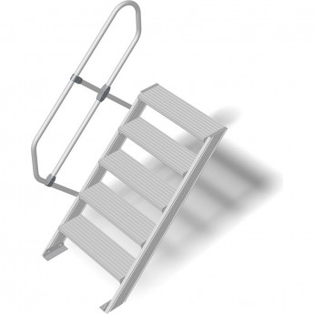 Трап стационарный KRAUSE 5 ступеней, ширина 600 мм 60° Трап стационарный KRAUSE 5 ступеней, ширина 600 мм 60°