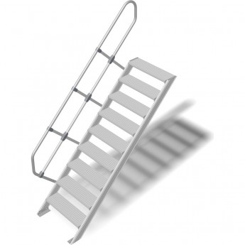 Трап стационарный KRAUSE 9 ступеней, ширина 800 мм 45° Трап стационарный KRAUSE 9 ступеней, ширина 800 мм 45°